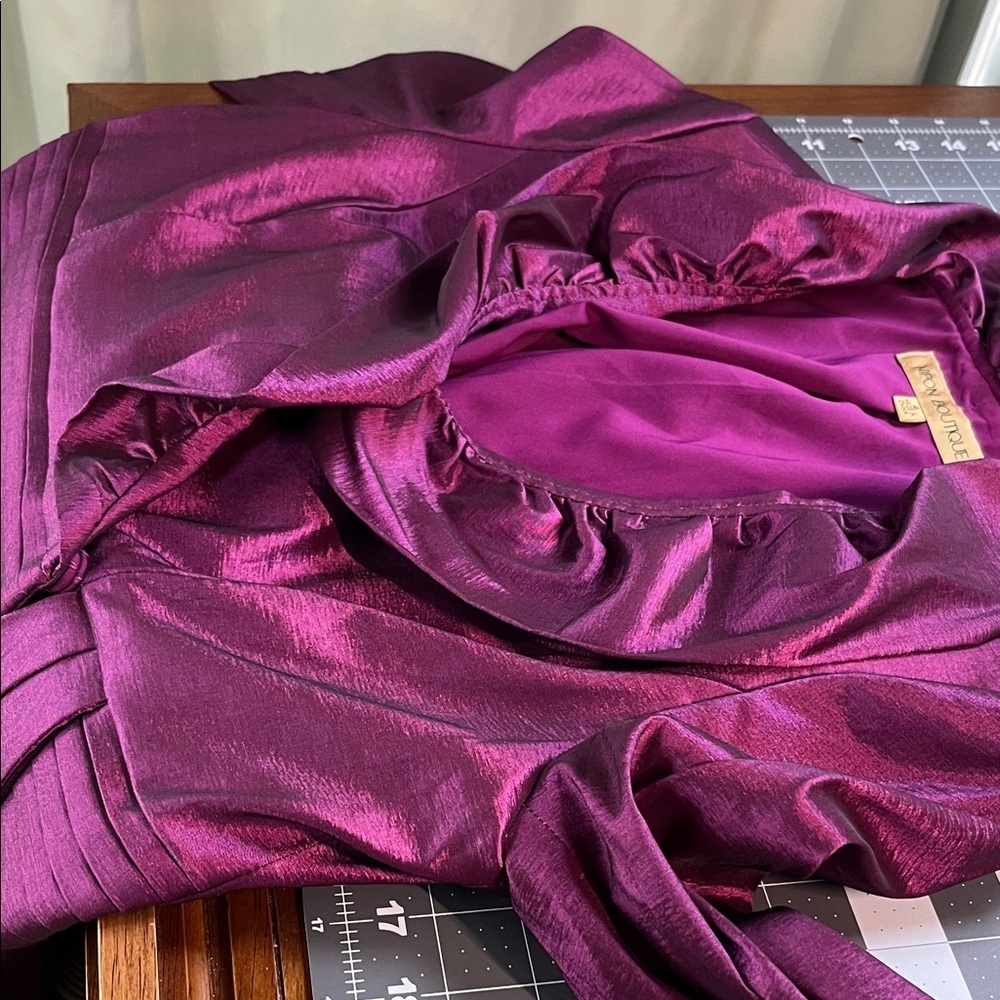 Nipon Boutique Shimmering Purple Jacket - Picture 7 of 11